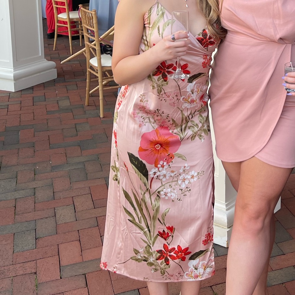 Satin Midi Dress